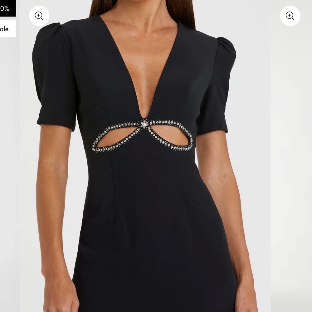 Mac Duggal Black Cutout Dress - Picture 4 of 15
